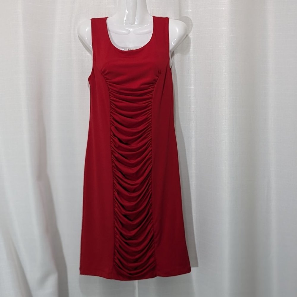 Calvin Klein Red Sleeveless Cocktail Dress Women's Size 4